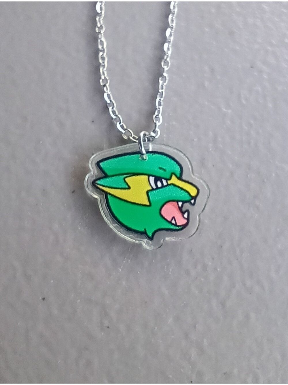 Pokemon Electrike Acrylic Stainless Steel Necklace